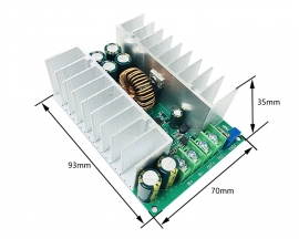 DC-DC 500W Step Down Power Supply Buck Adjustable Voltage Converter Module 12-75V to 12-50V